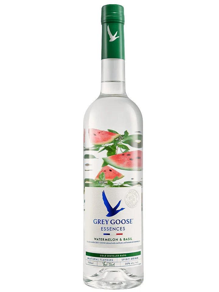 Grey Goose Essences Watermelon & Basil Flavoured Premium French Vodka 700mL