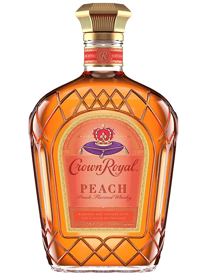 Crown Royal Peach Flavoured Blended Canadian Whisky 1L