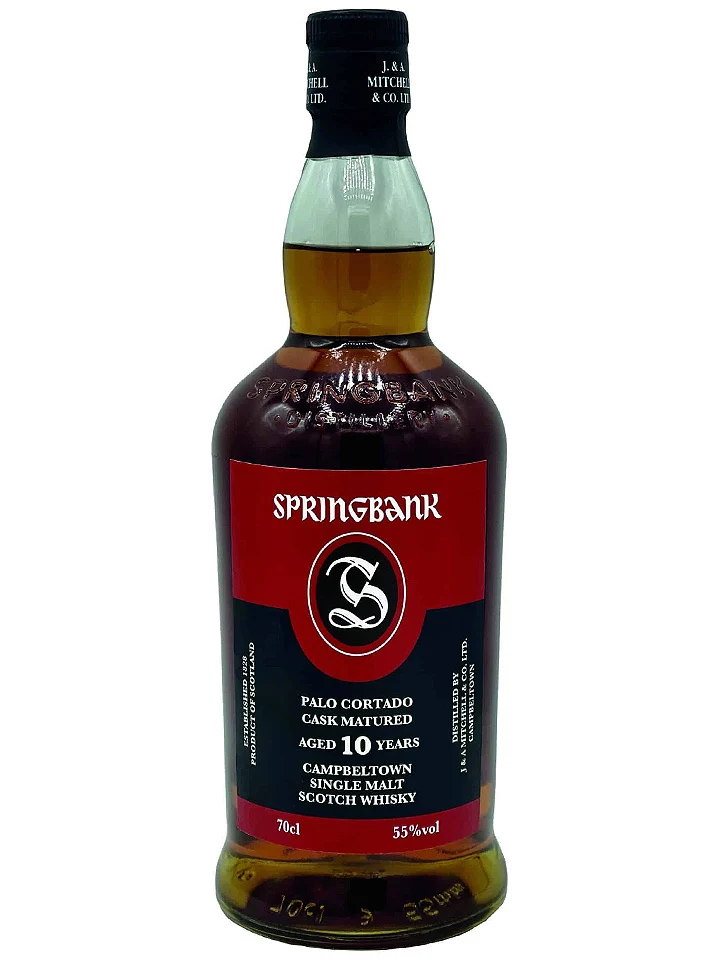Springbank 10 Year Old Palo Cortado Cask Matured Campbeltown Single Malt Scotch Whisky 700mL