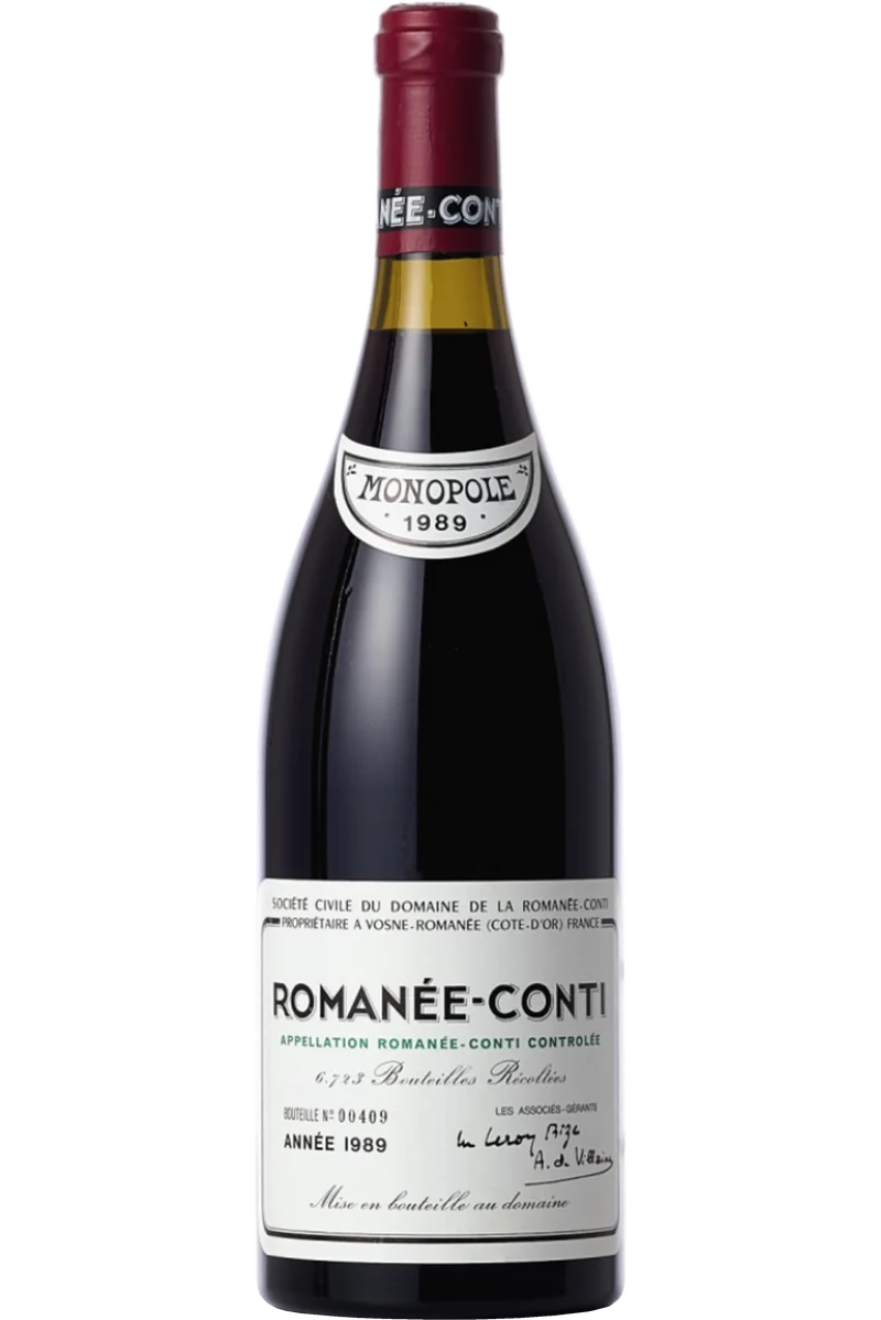 Dom De La Romanee Conti Romanee Conti Grand Cru Tinto 1989