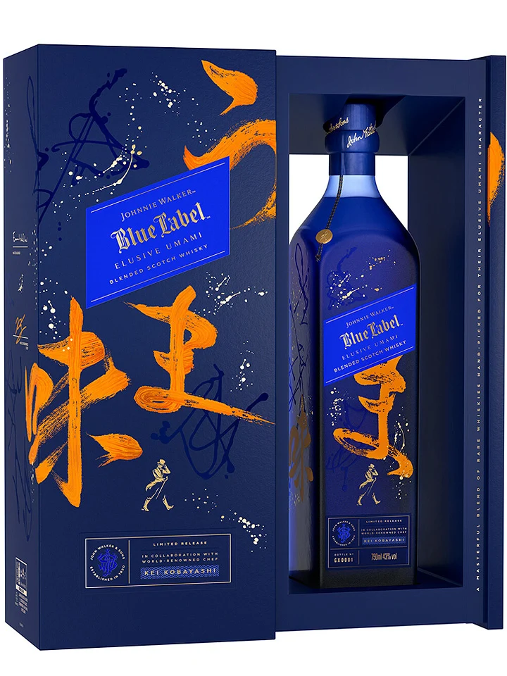 Johnnie Walker Blue Label Elusive Umami Limited Release Blended Scotch Whisky 750mL