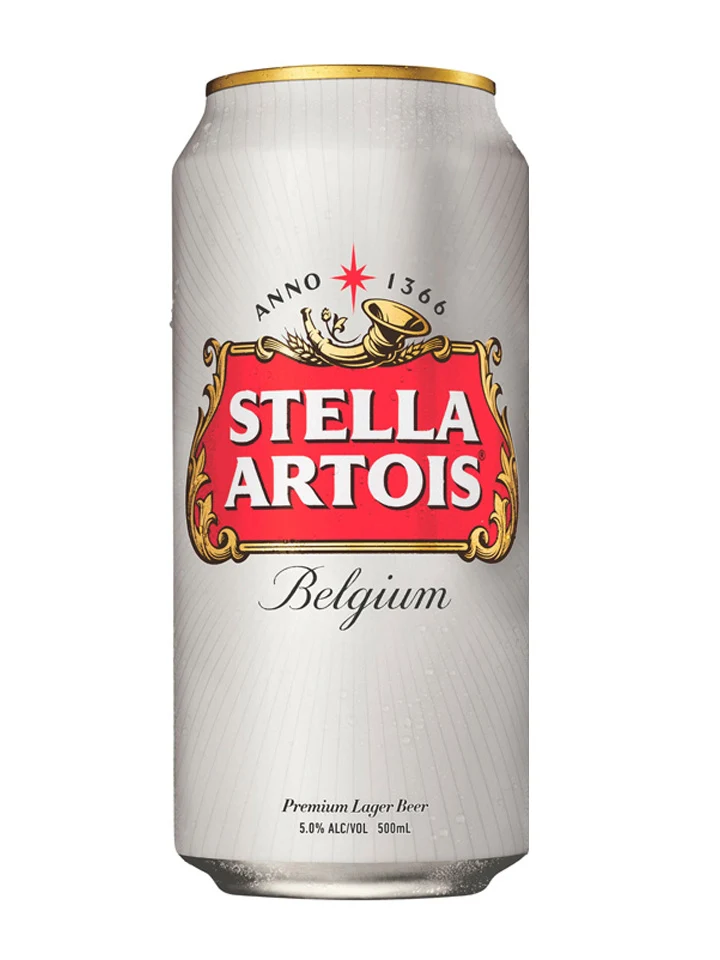 Stella Artois Lager Beer Case 24 x 500mL Cans
