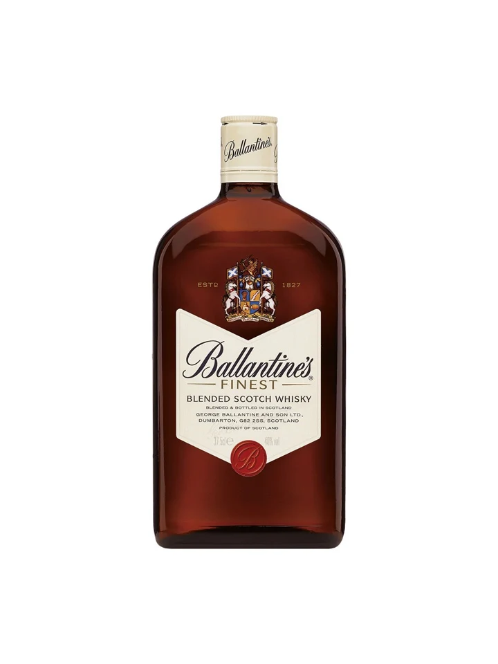 Ballantine's Finest Blended Scotch Whisky Glass Miniature 375mL