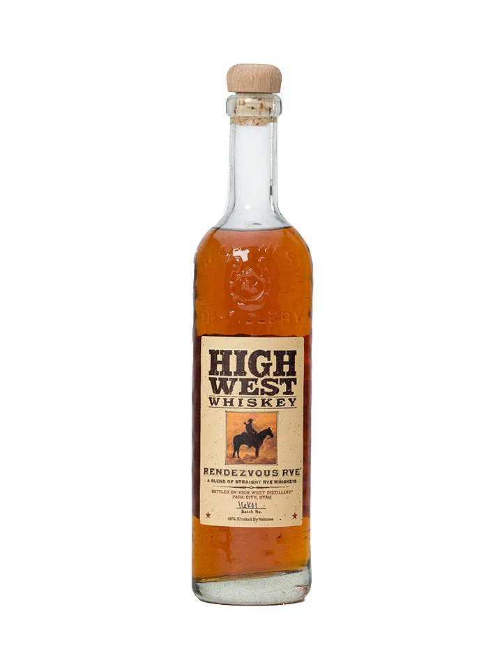 High West Rendezvous Rye Whiskey Glass Miniature 375mL