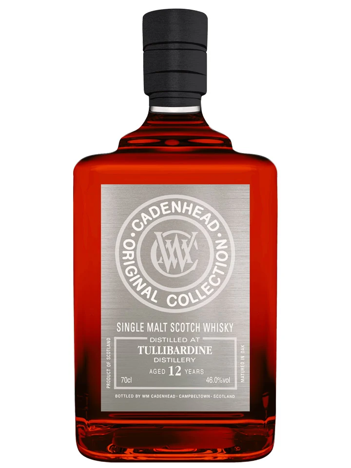 Tullibardine 2010 12 Year Old PX Sherry Cask Cadenhead Original Collection Single Malt Scotch Whisky 700mL