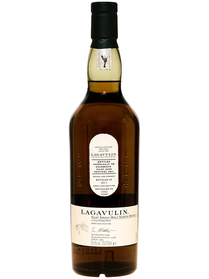Lagavulin 18 Year Old Jazz Festival 2011 First Edition Cask Strength Single Malt Scotch Whisky 700mL
