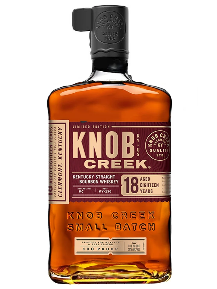 Knob Creek 18 Year Old Limited Edition Small Batch Kentucky Straight Bourbon Whiskey 750mL