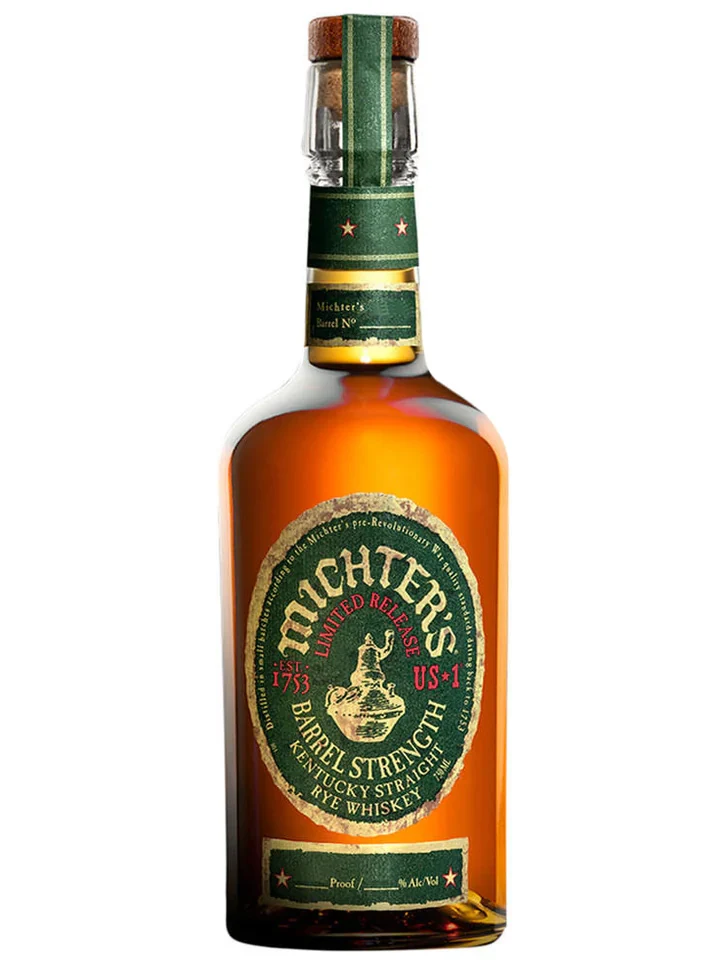 Michter's US 1 Limited Release Barrel Strength 2022 Release Kentucky Straight Rye Whiskey 700mL