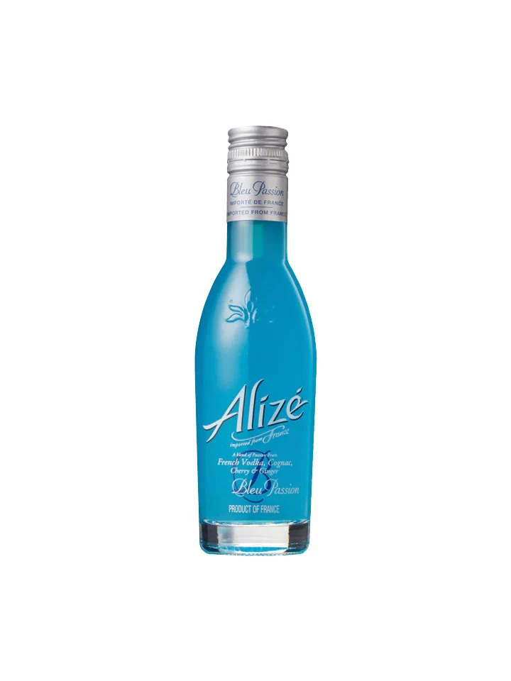 Alizé Bleu Passion Vodka & Cognac Liqueur Glass Miniature 200mL