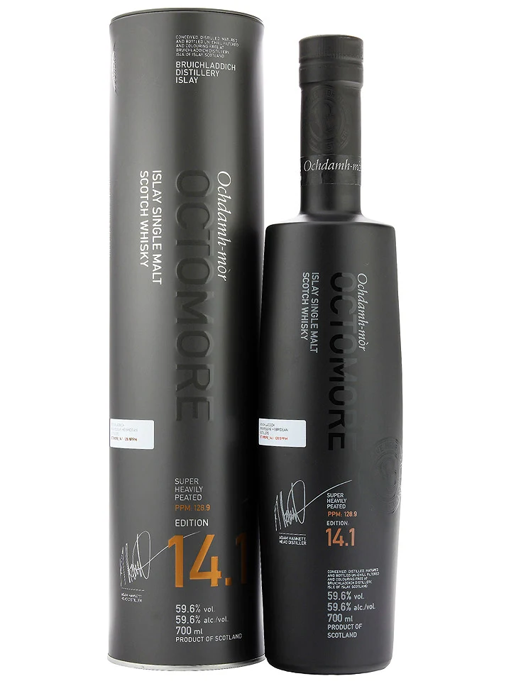 Bruichladdich Octomore 14.1 Islay Single Malt Scotch Whisky 700mL