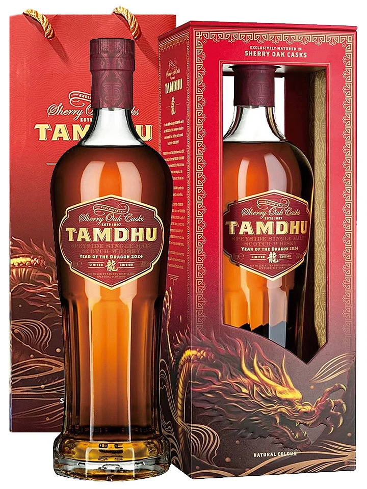 Tamdhu Year Of The Dragon 2024 Batch Strength Single Malt Scotch Whisky 700mL