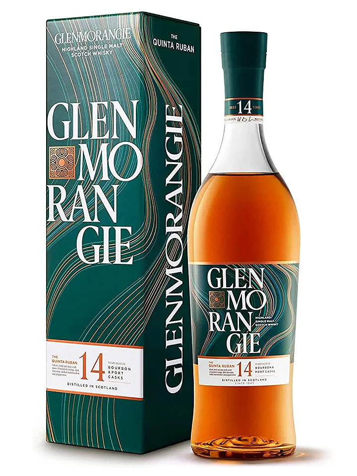 Glenmorangie 14 Year Old The Quinta Ruban Port Cask Single Malt Scotch Whisky 750mL