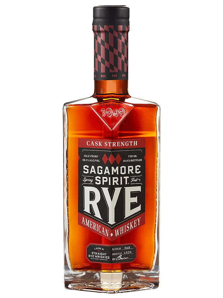 Sagamore Spirit Cask Strength Straight Rye American Whiskey 700mL