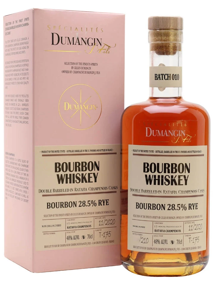 Specialites Dumangin Double Barreled Ratafia Champenois Cask Bourbon Whiskey 700mL