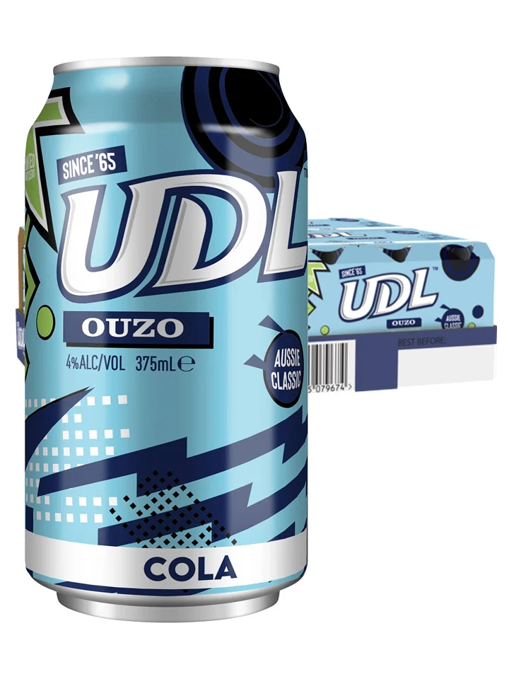 UDL Ouzo & Cola 6 x 4 Pack 375ml Cans