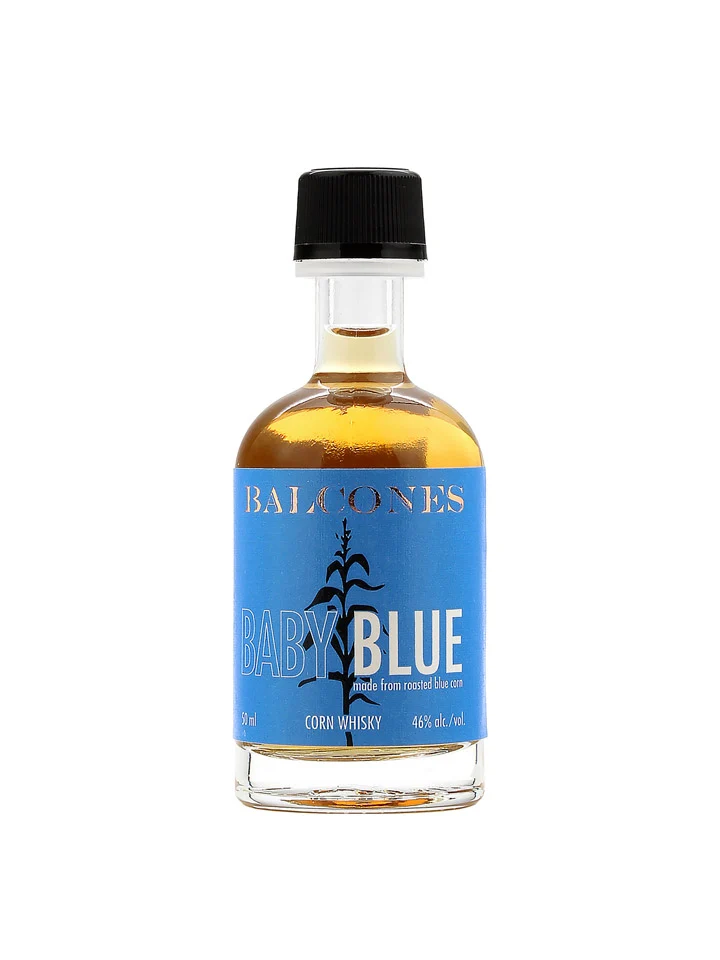 Balcones Baby Blue Corn Whisky Glass Miniature 50mL