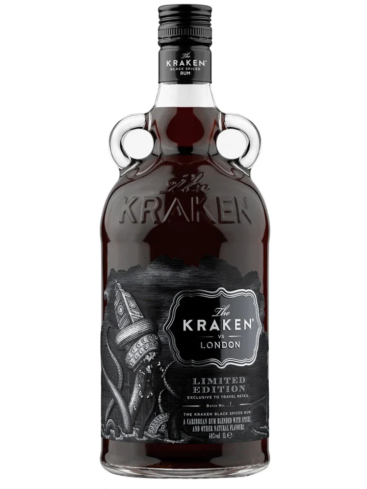 Kraken vs London Batch No. 1 Limited Edition Black Spiced Rum 1L