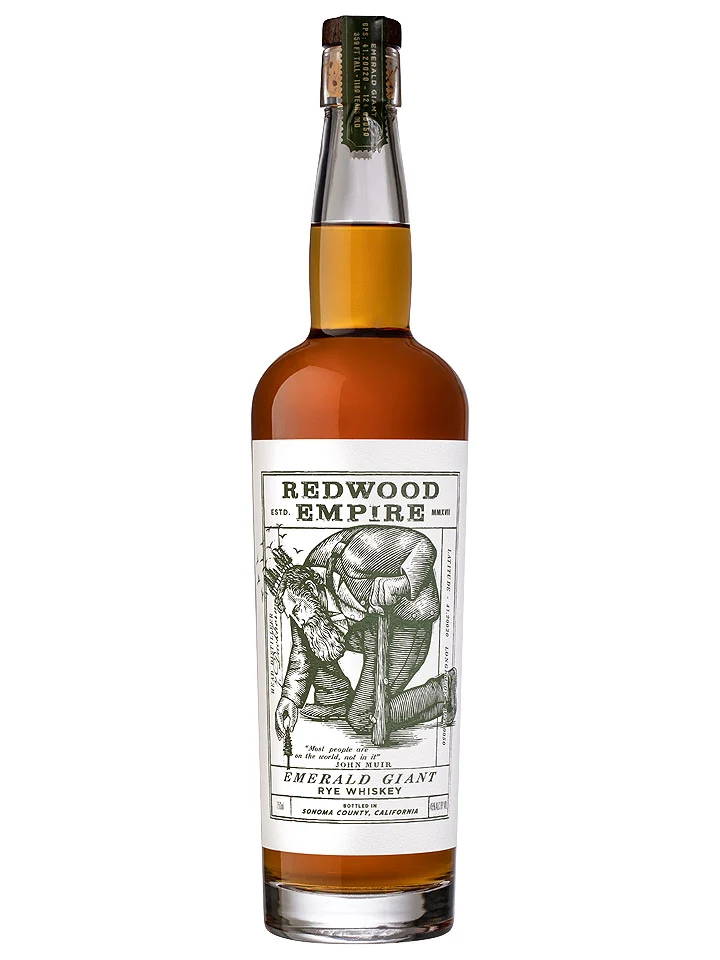 Redwood Empire Emerald Giant Rye Whiskey 750mL