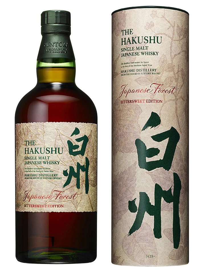 Hakushu Japanese Forest Bittersweet Limited Edition Single Malt Japanese Whisky 700mL
