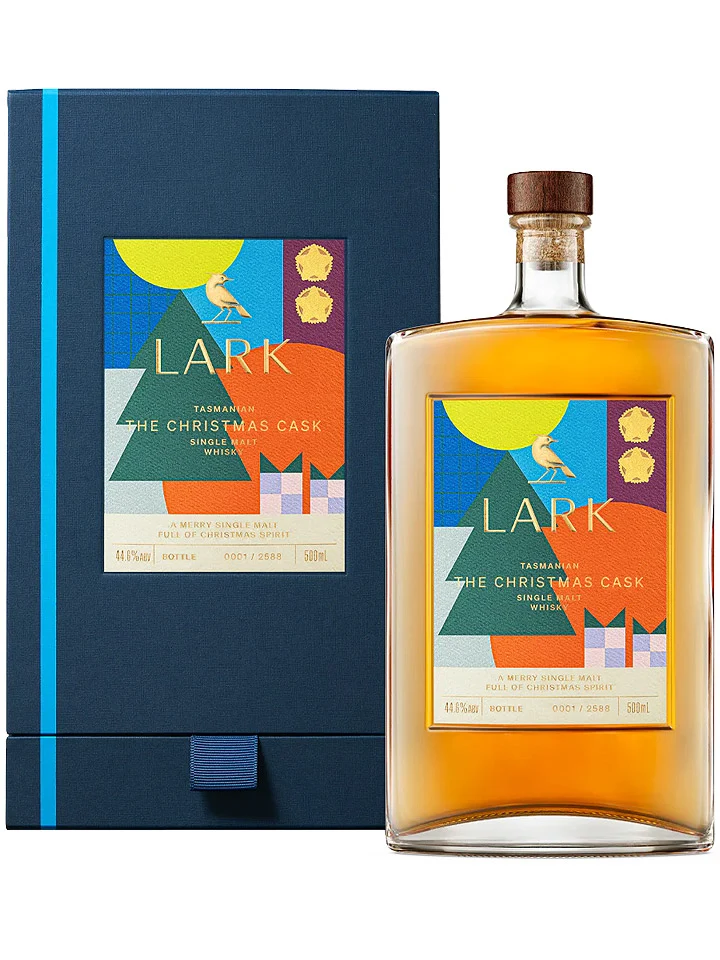 Lark Christmas Cask 2023 Limited Release Single Malt Australian Whisky 500mL