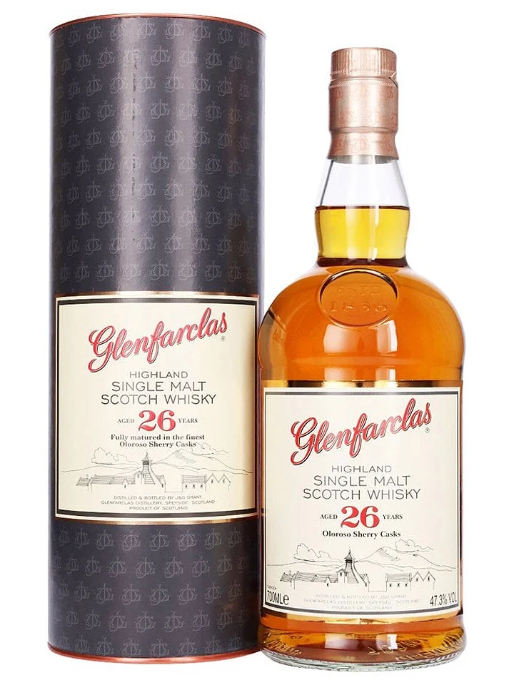 Glenfarclas 26 Year Old Oloroso Sherry Casks Single Malt Scotch Whisky 700mL
