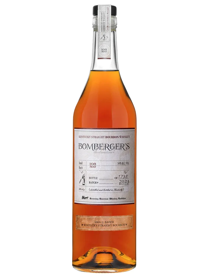 Bomberger's Declaration 2021 Release Small Batch Kentucky Straight Bourbon Whiskey 700mL