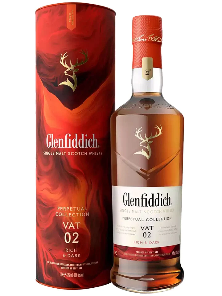 Glenfiddich Perpetual Collection VAT 02 Rich & Dark Single Malt Scotch Whisky 1L