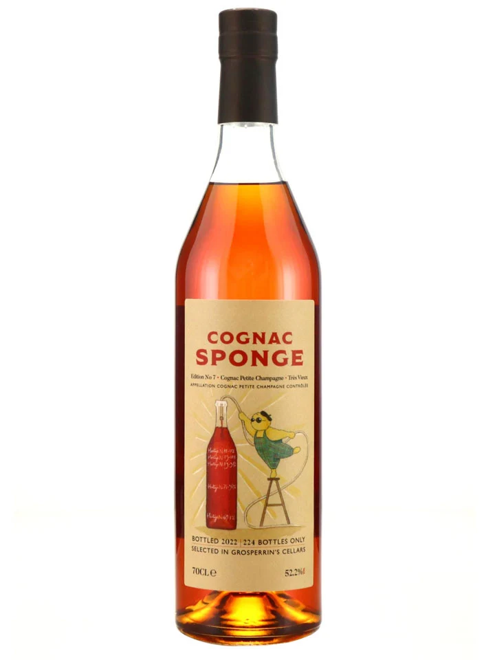 Cognac Sponge Tres Vieux Edition No. 7 Cask Strength Petite Champagne Cognac 700mL