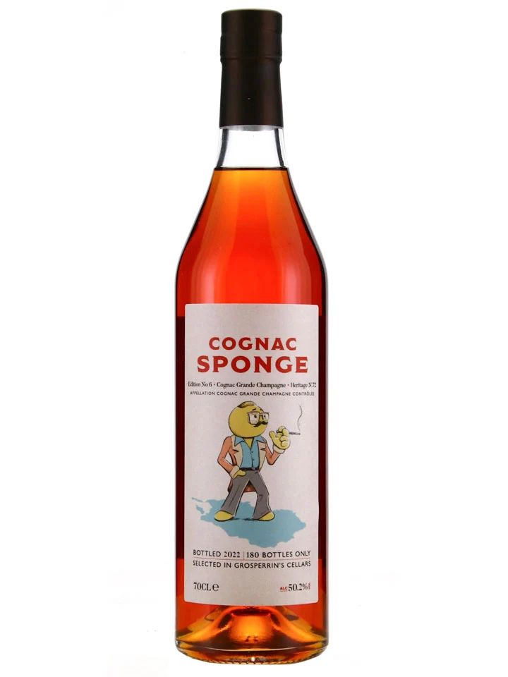 Cognac Sponge Heritage N.72 Edition No. 6 Cask Strength Grande Champagne Cognac 700mL