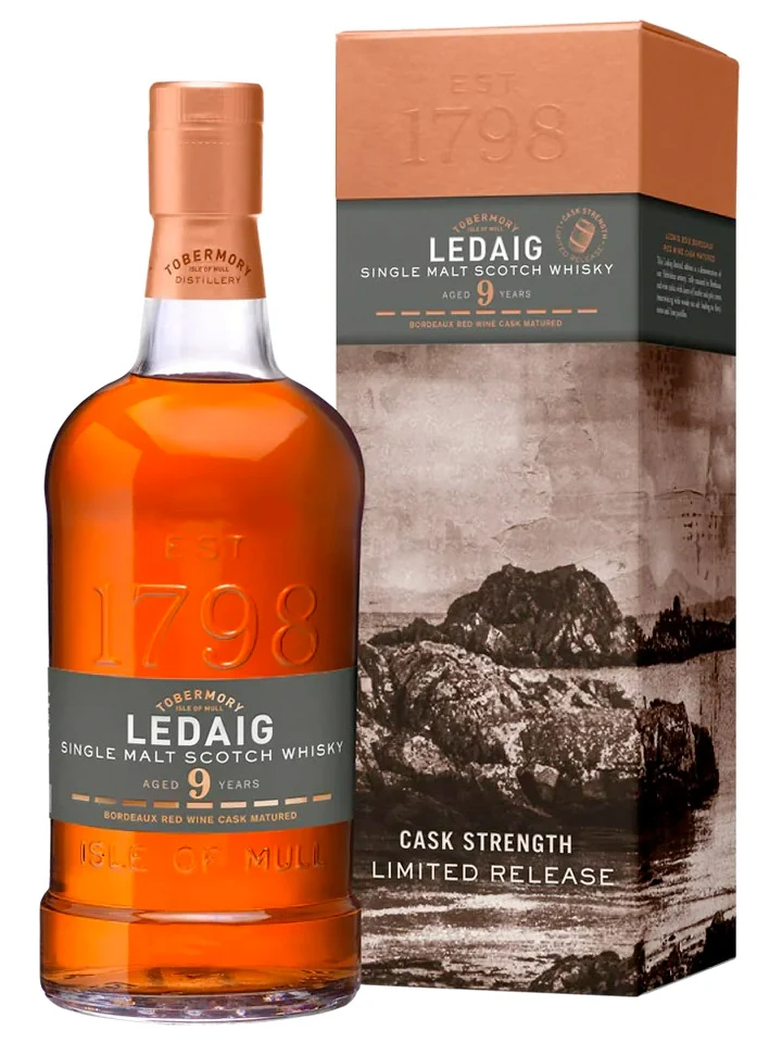 Ledaig 2012 9 Year Old Bordeaux Finish Cask Strength Single Malt Scotch Whisky 700mL