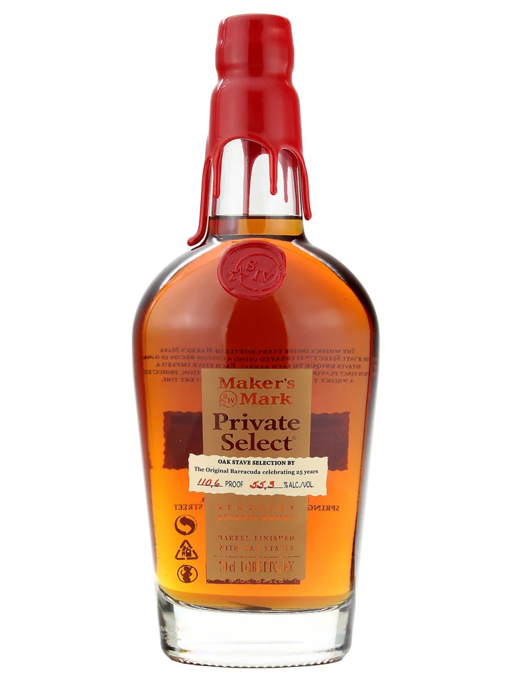 Makers Mark Private Select 'Original Barracuda' Cask Strength Kentucky Bourbon Whiskey 700mL