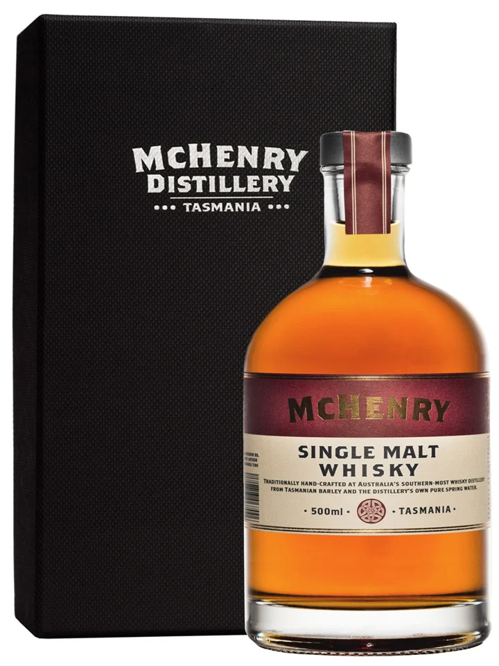 McHenry 5 Year Old French Oak Finish Single Malt Australian Whisky 500mL