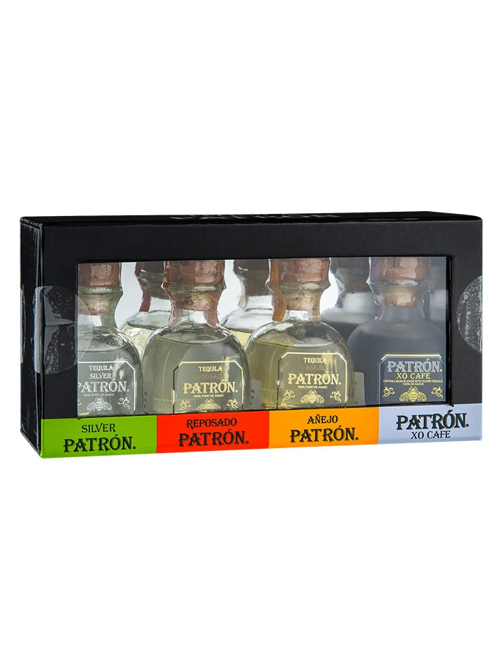 Patron Miniature Tequila Collection Gift Pack 4 x 50mL