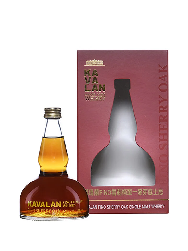 Kavalan Fino Sherry Oak Alambic Cask Strength Single Malt Taiwanese Whisky Miniature 200mL