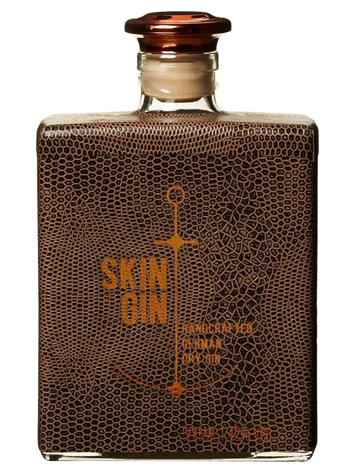 Skin Gin Reptile Brown German Dry Gin 500mL