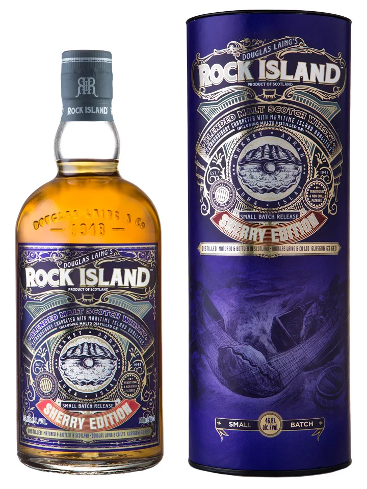 Rock (Oyster) Island Sherry Edition Blended Malt Scotch Whisky 700mL