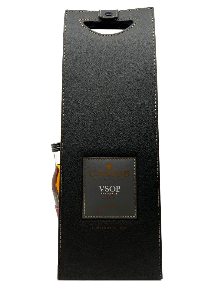 Camus VSOP Elegance Cognac Leather Gift Bag 700mL + Bonus 50mL
