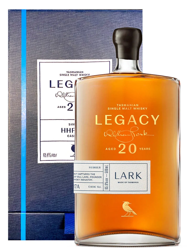 Lark 20 Year Old Legacy Cask #HHF587A Single Malt Australian Whisky 500mL