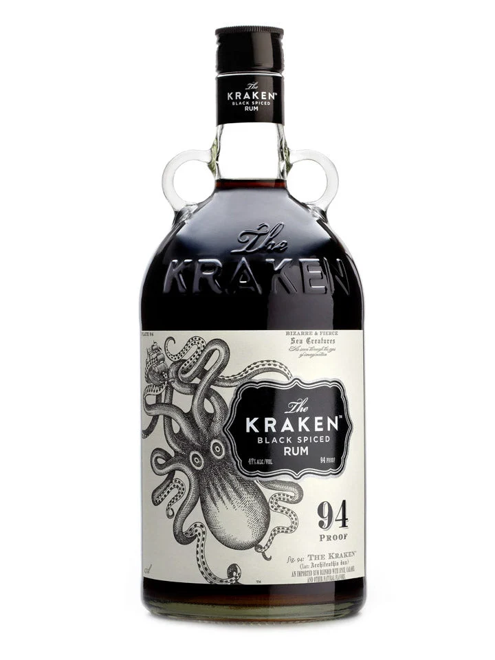 Kraken 94 Proof 47% ABV Black Spiced Rum 1L