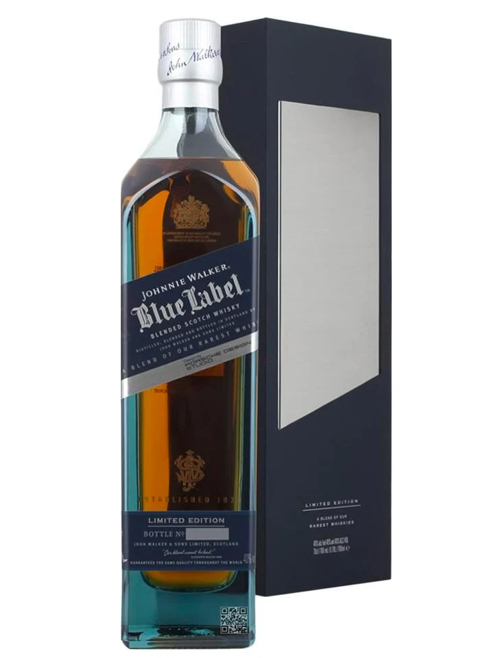 Johnnie Walker Blue Label 2012 Porsche Design Studio Limited Edition Blended Scotch Whisky 700mL