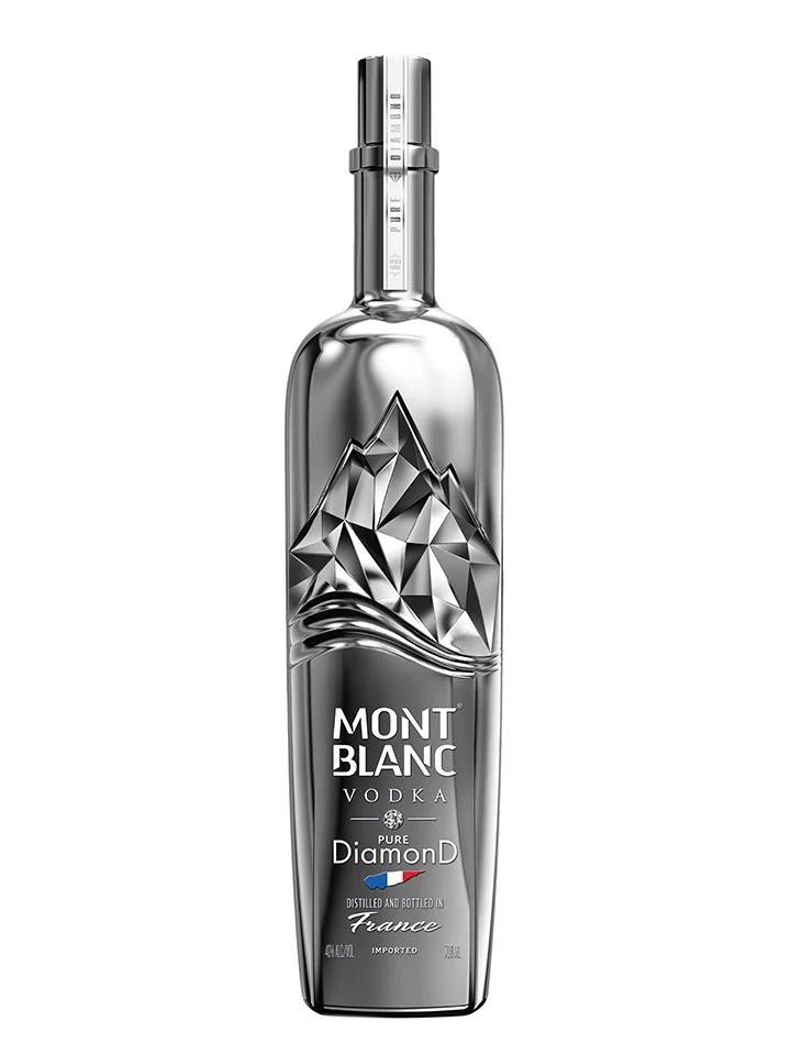 Mont Blanc Pure Diamond Limited Edition Premium French Vodka 700mL