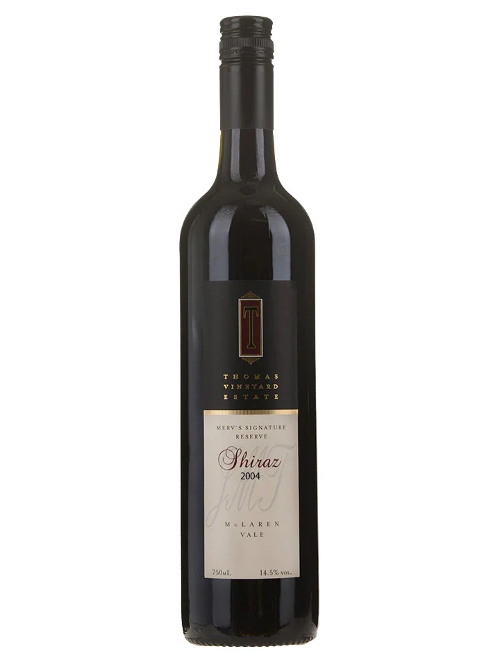 Thomas Vineyard Estate Signature Reserve Shiraz McLaren Vale 2004 750mL