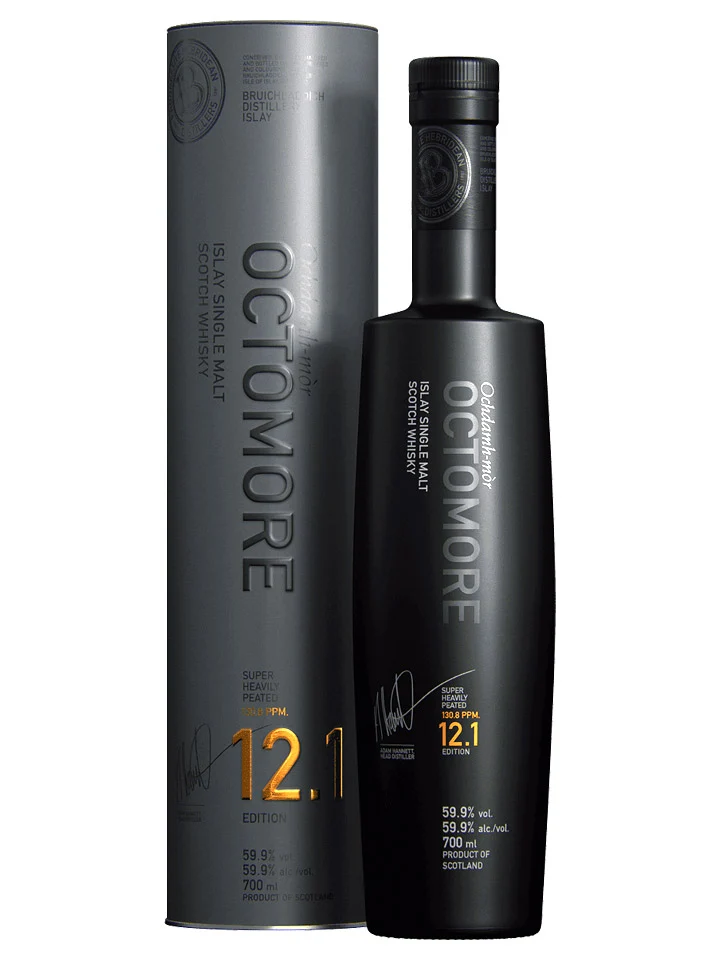 Bruichladdich Octomore 12.1 Islay Single Malt Scotch Whisky 700mL