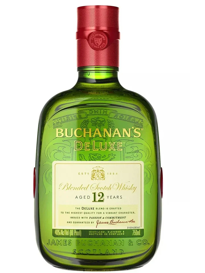 Buchanan's 12 Year Old Deluxe Blended Scotch Whisky 750mL