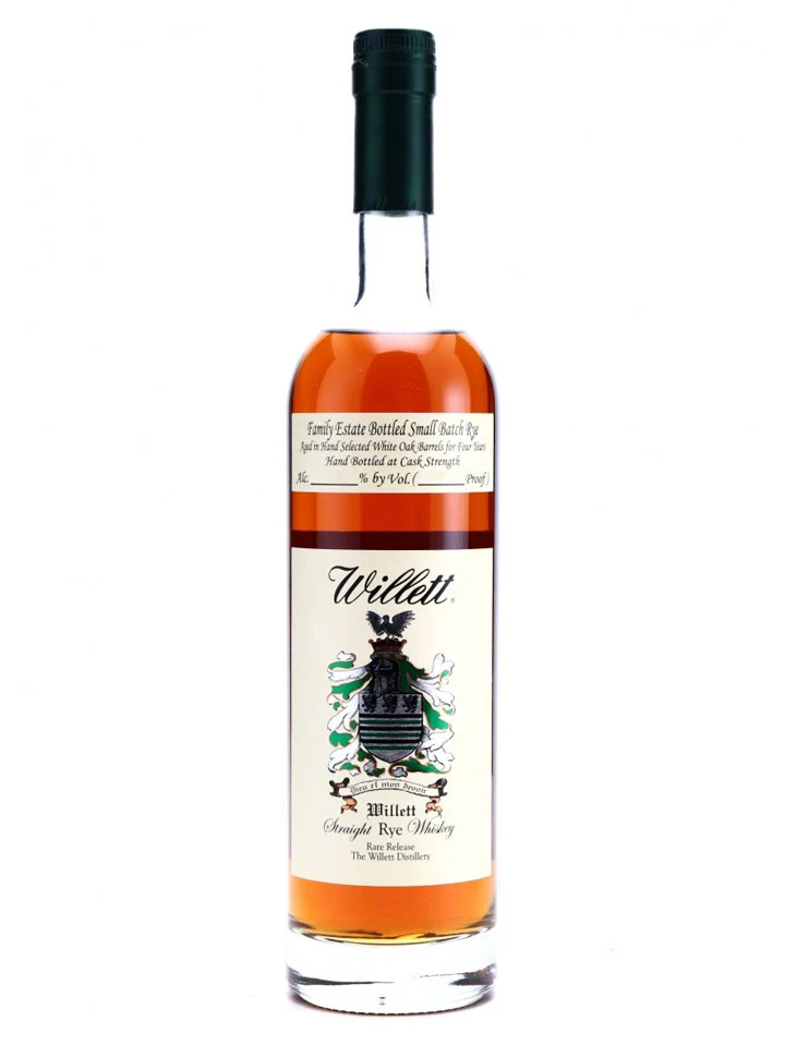 Willett Family Estate 4 Year Old Small Batch Straight Rye Whiskey 750mL