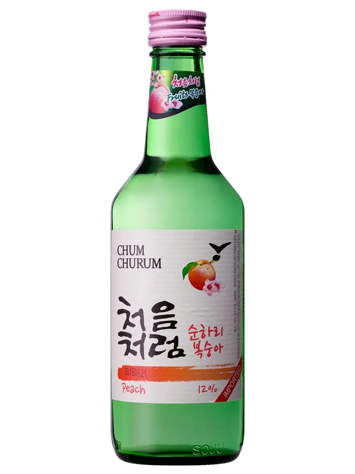 Chum Churum Peach Flavoured Soju 360mL