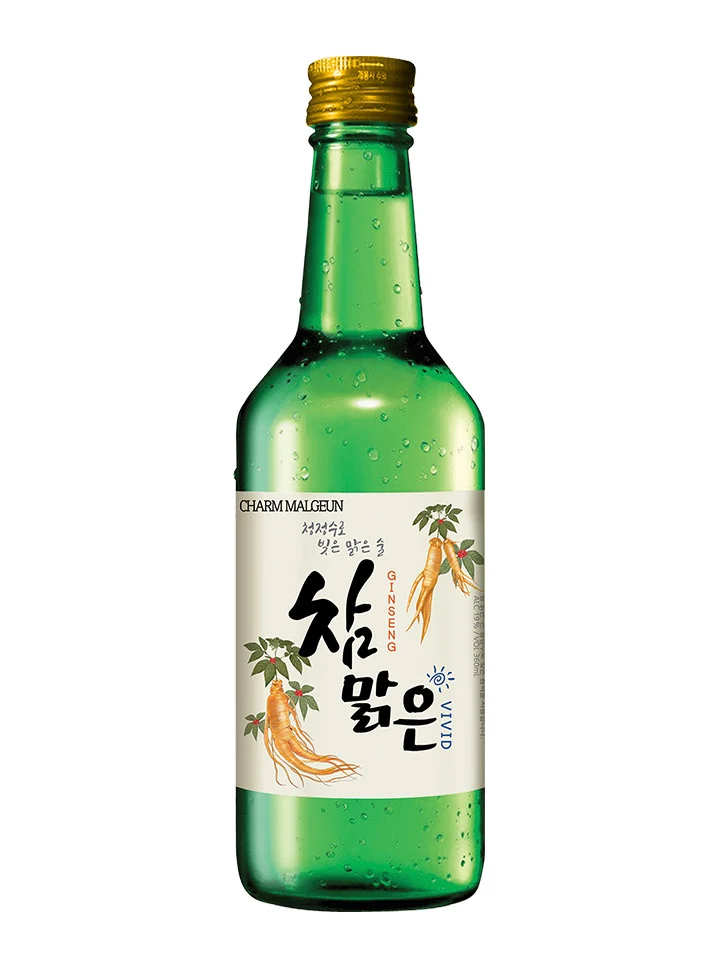 Charm Malgeun Vivid Ginseng Flavoured Soju 360mL