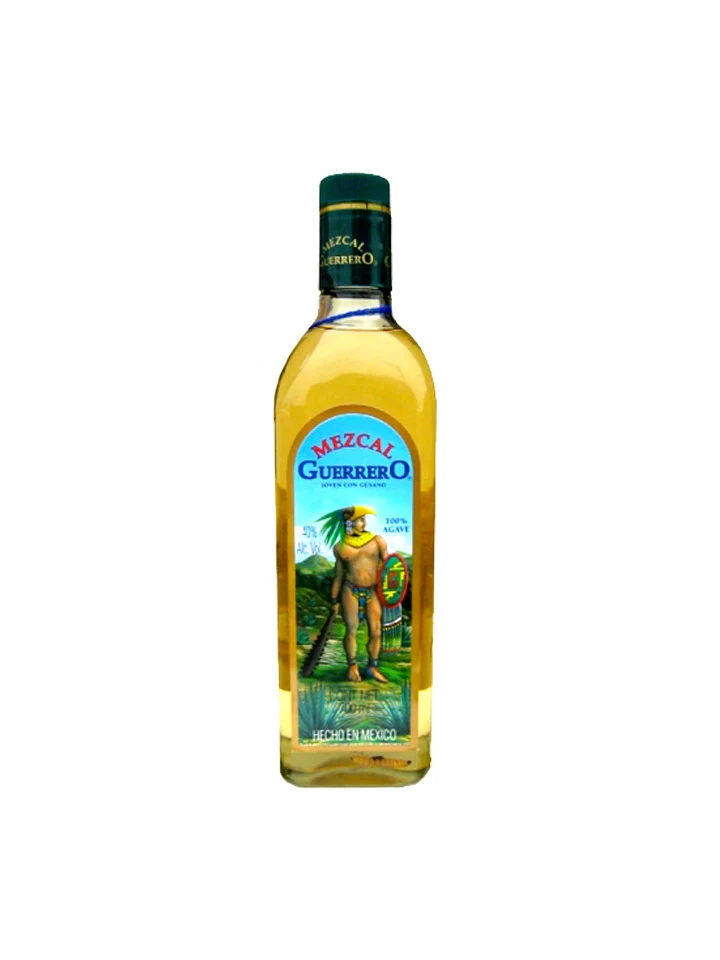 Guerrero Mezcal With Worm Glass Miniature 50mL