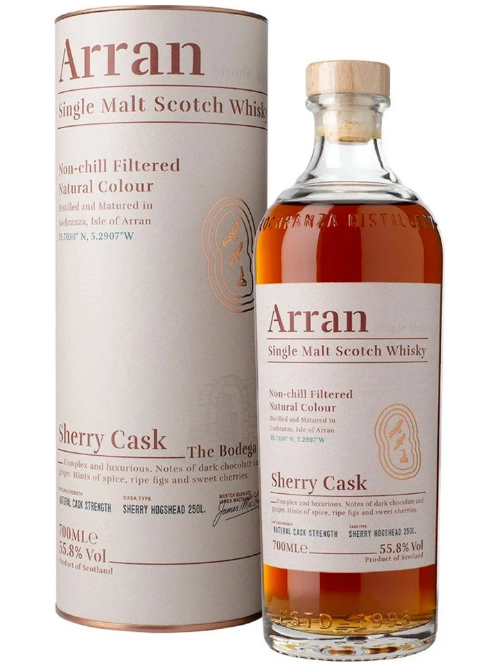 Arran Sherry Cask 'The Bodega' Cask Strength Single Malt Scotch Whisky 700mL