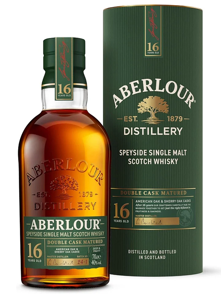 Aberlour 16 Year Old Double Cask Matured Single Malt Scotch Whisky 700mL